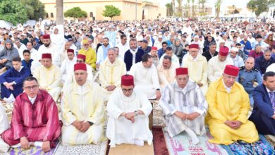 مراسيم صلاة العيد بسيدي بنور