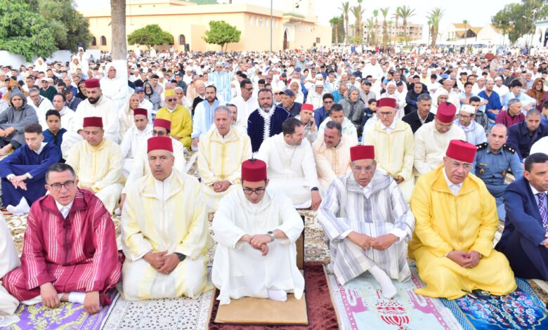 مراسيم صلاة العيد بسيدي بنور
